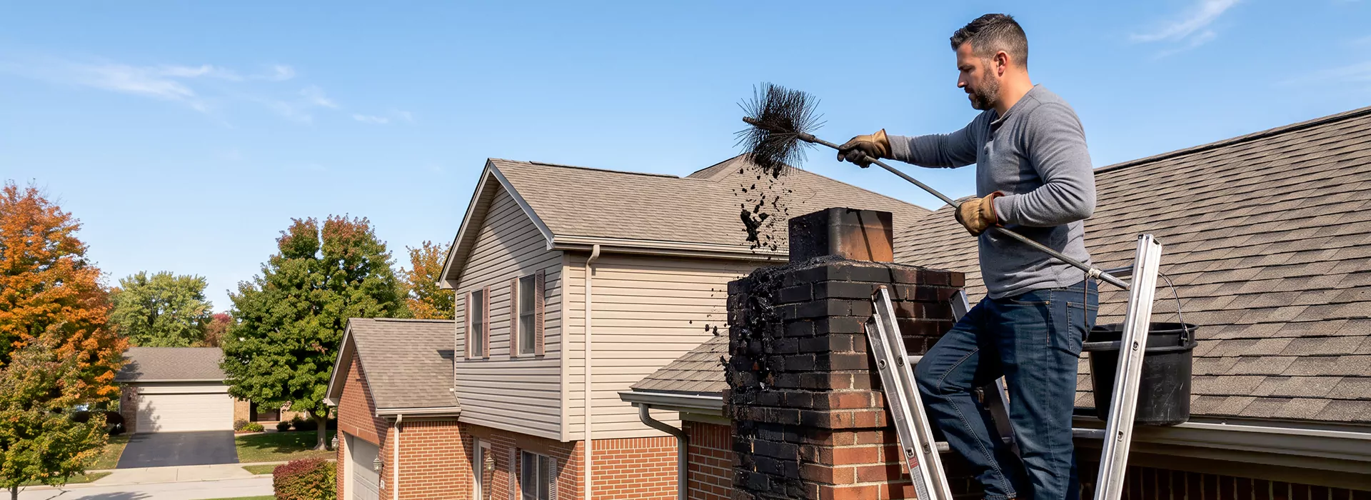 Chimney Creosote Cleaning in Compton