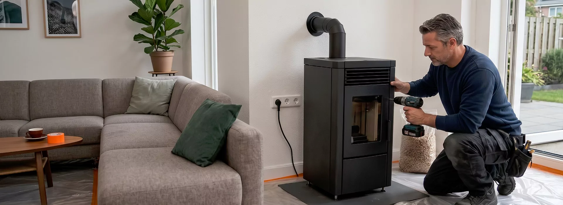 Pellet Stove Chimney Installation in Compton, CA