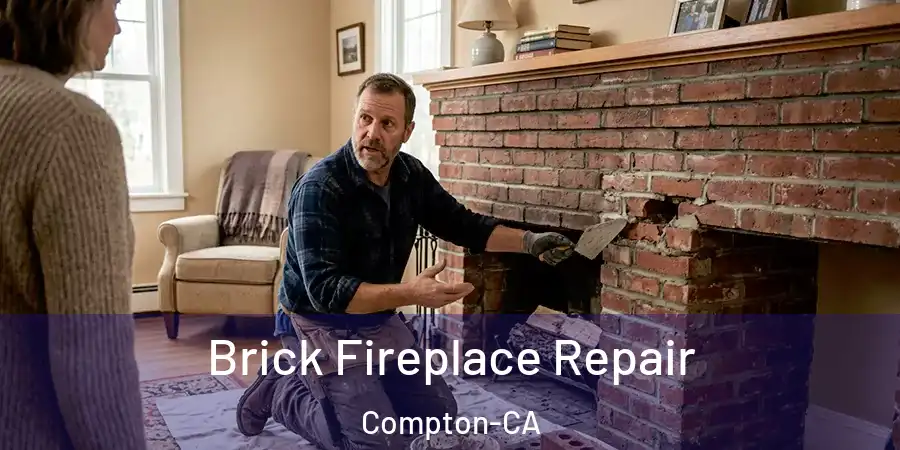 Brick Fireplace Repair Compton-CA