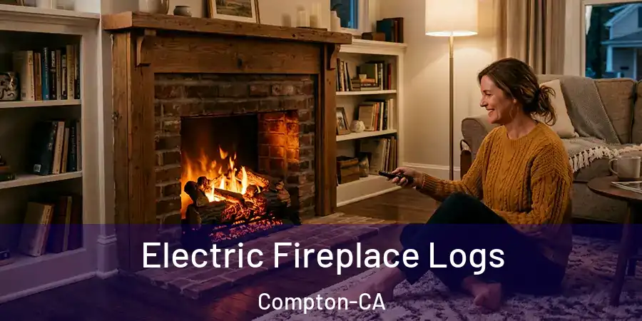 Electric Fireplace Logs Compton-CA