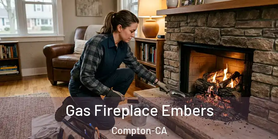  Gas Fireplace Embers Compton-CA