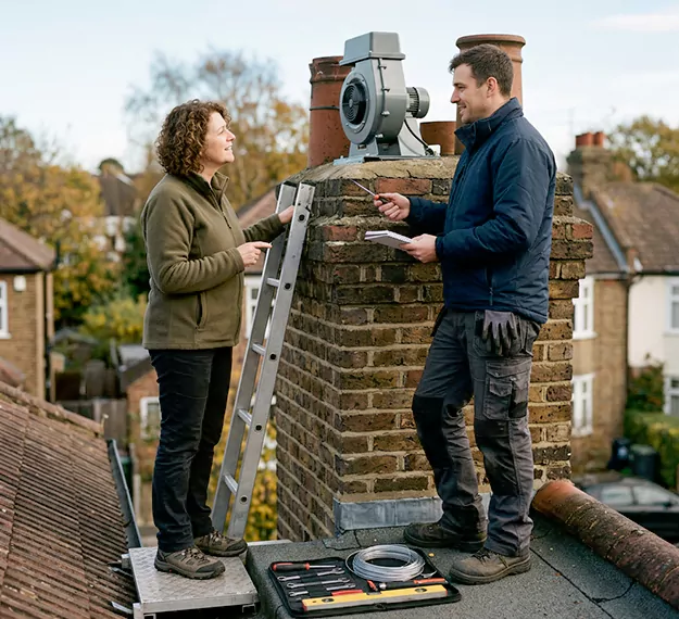 Why Compton, CA Homeowners Choose Our Chimney Fan Installation Team?