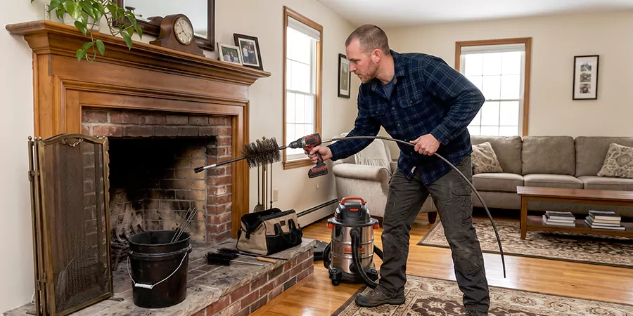 Flue Cleaning in Compton