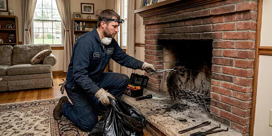 Dead Animal in Fireplace Removal Compton