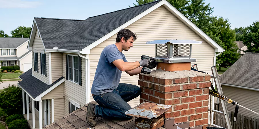 Metal Chimney Cover Replacement Compton
