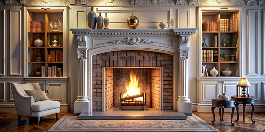 Classic Mantel Decor and Styling Compton