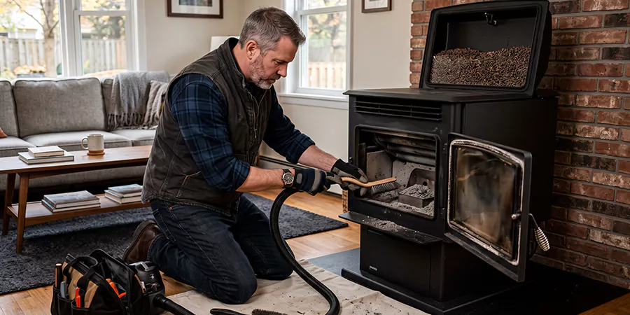 Pellet Stove Maintenance Compton